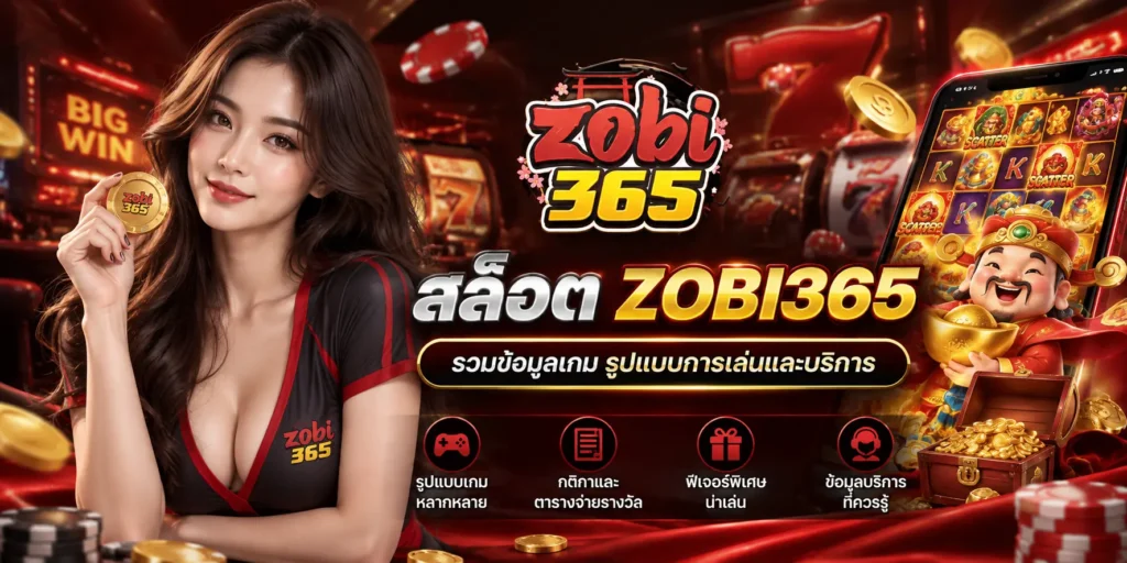 สล็อต ZOBI365 รวมข้อมูลเกม รูปแบบการเล่นและบริการ